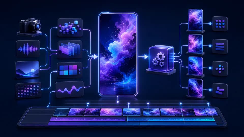 KRIT HUB AI - Local AI Content Marketing project concept artwork